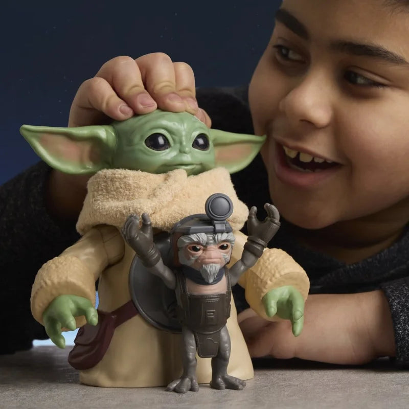 Hasbro Star Wars Grogu en Anzellan Figuur 17 cm