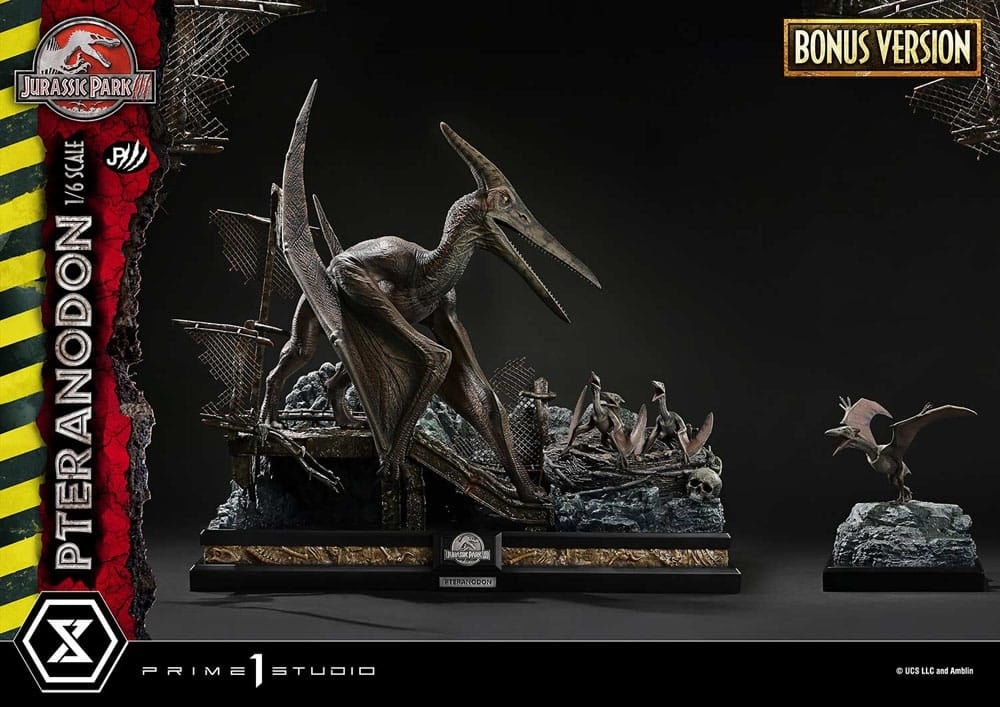 Jurassic Park III Standbeeld Pteranodon Bonus Version Prime 1 Studio 68cm