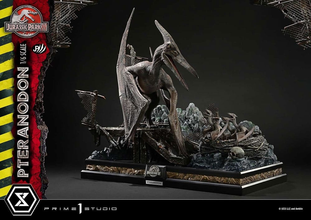 Jurassic Park III Standbeeld Pteranodon Bonus Version Prime 1 Studio 68cm