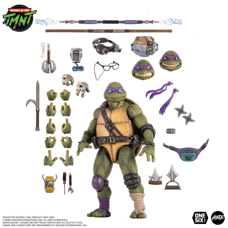 MONDO TMNT Donatello 1/6 Schaal Figuur 25 cm
