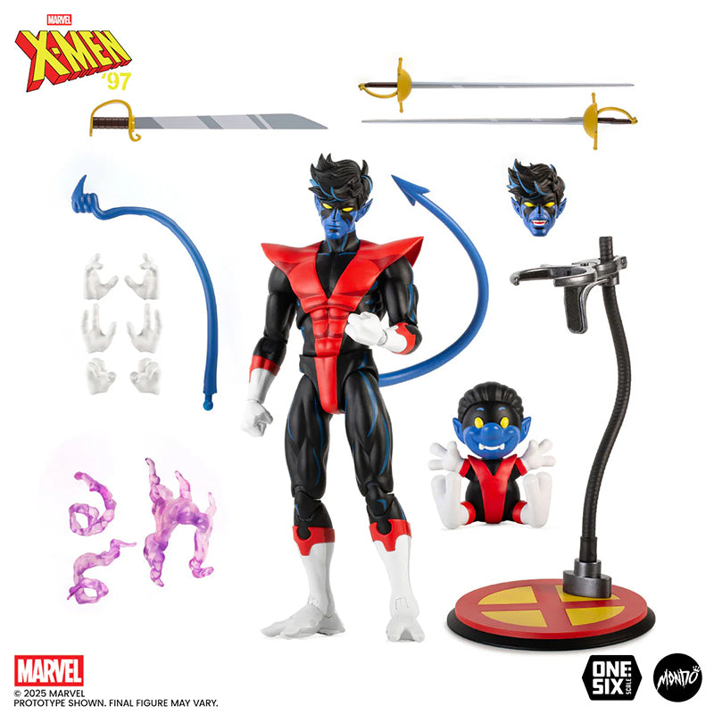 Mondo Marvel X-Men 97 Nightcrawler Figuur 27 cm