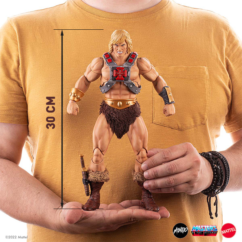 Mondo Masters of the Universe He-Man Soft Vinyl Figuur 30 cm