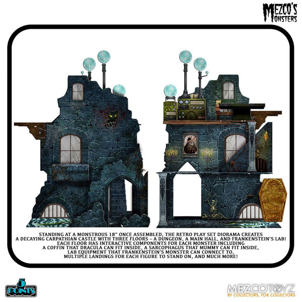 Mezco Monsters 5 Points Tower of Fear Figuur Set 9 cm