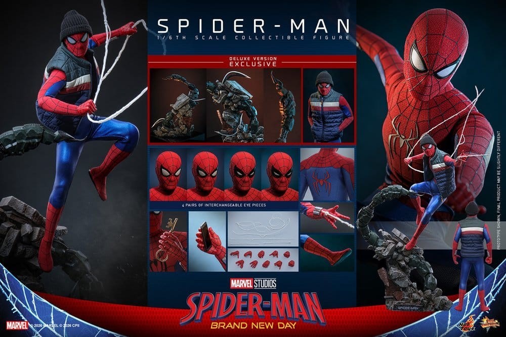 Marvel Spider-Man: Brand New Day - Spider-Man Deluxe 1/6 Actiefiguur 29 cm
