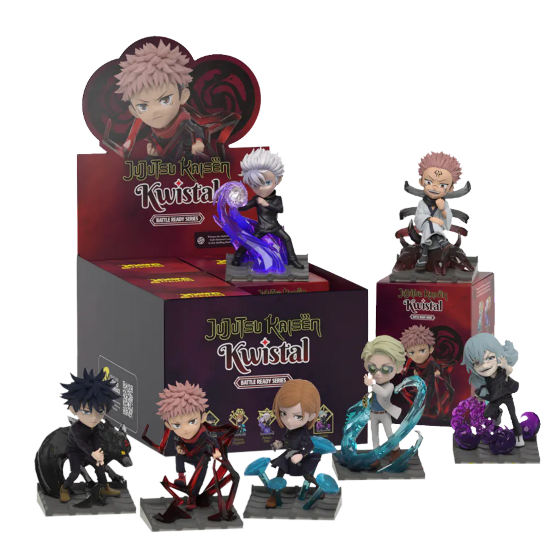 Mighty Jaxx Kwistal Jujutsu Kaisen Battle Ready Blindbox Figuur 9 cm