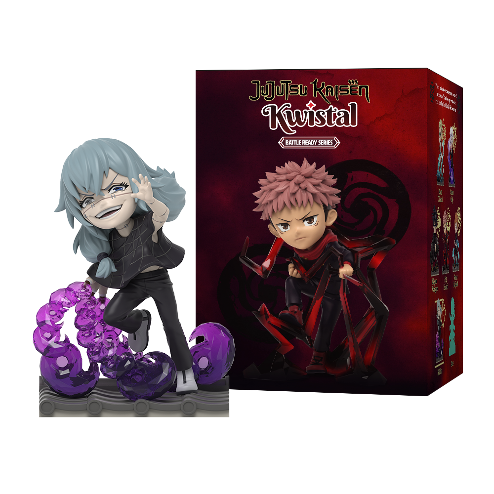 Mighty Jaxx Kwistal Jujutsu Kaisen Battle Ready Blindbox Figuur 9 cm