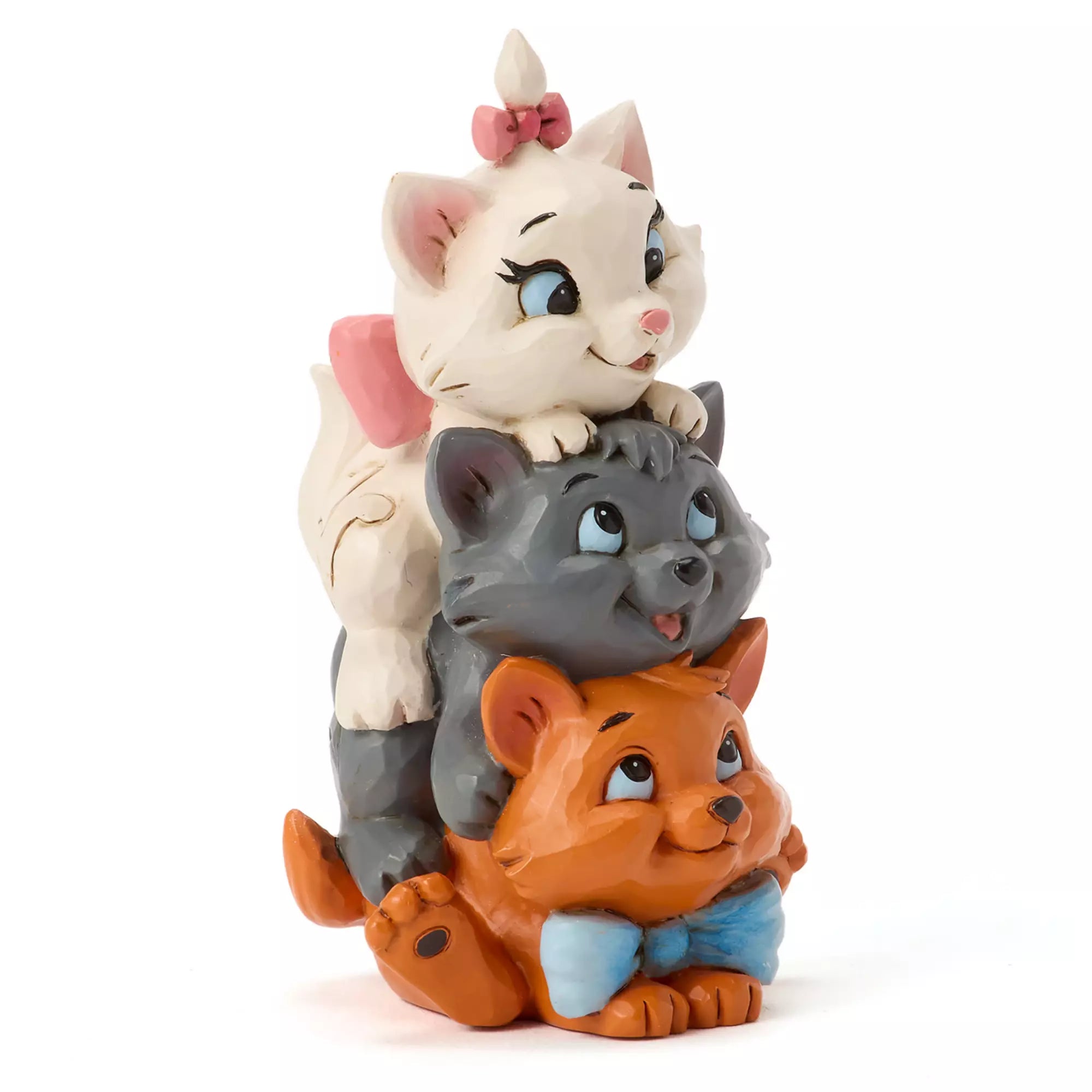 Mini beeldje Aristocats gestapeld Disney Traditions van Jim Shore