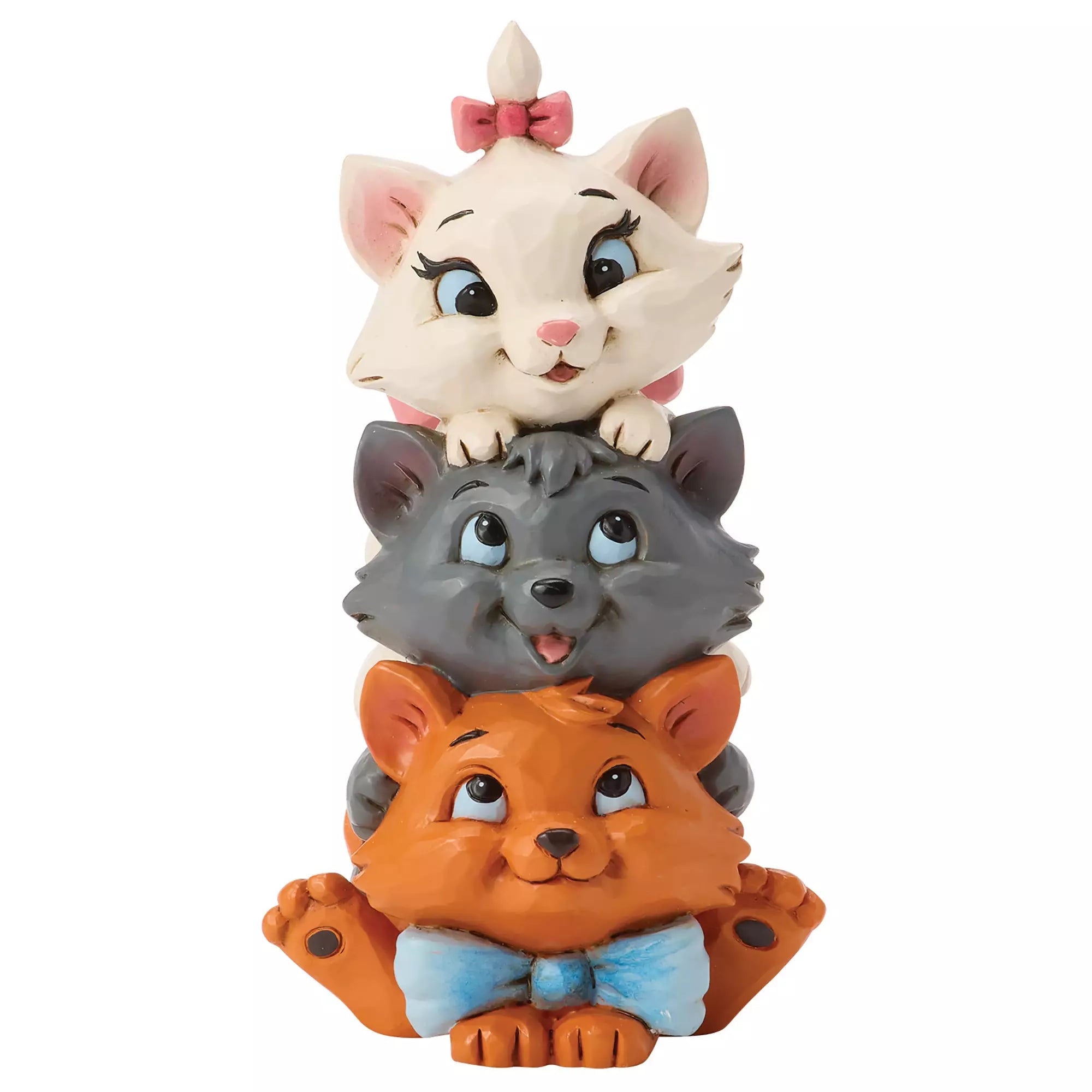 Mini beeldje Aristocats gestapeld Disney Traditions van Jim Shore