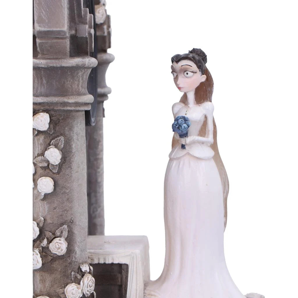 Nemesis Now Corpse Bride – Emily & Victoria Boekensteunen 19 cm (Set van 2)