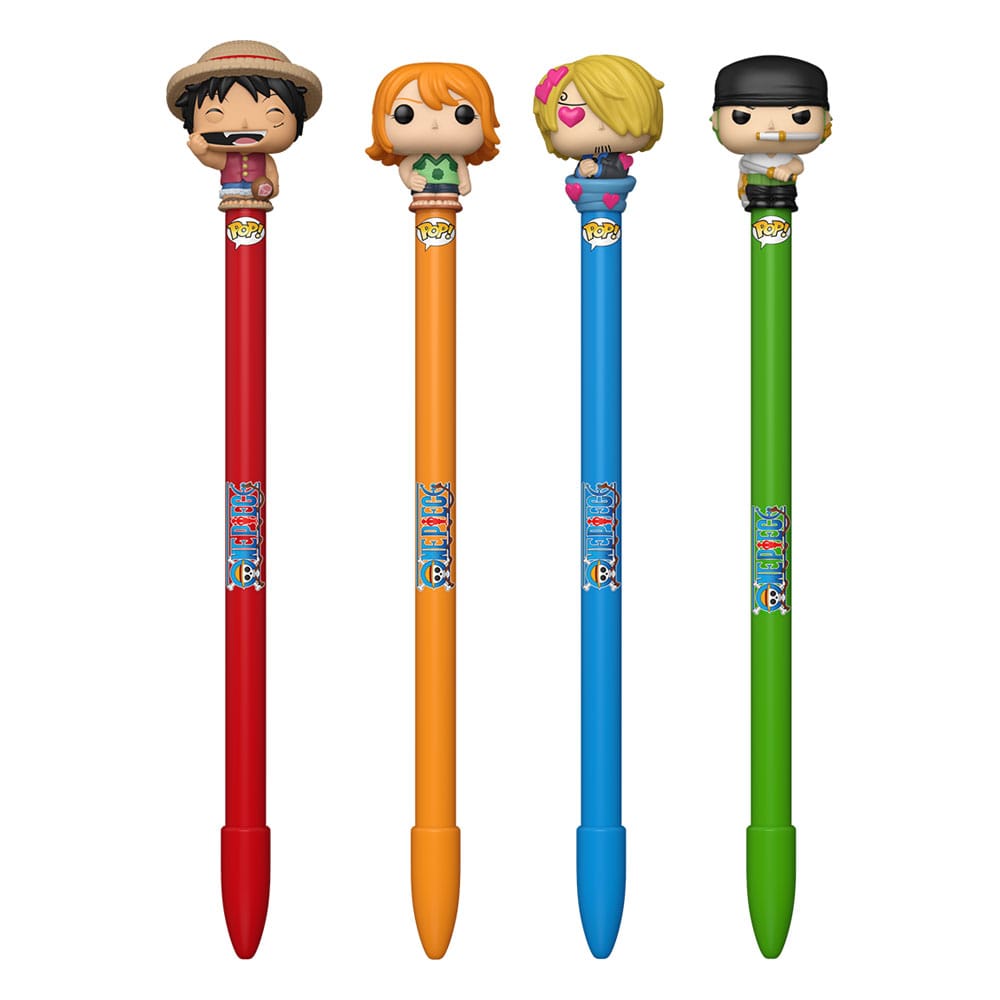 One Piece - POP! Pennen met Toppers Display 16 stuks