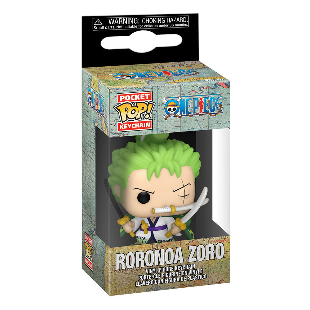 One Piece Roronoa Zoro Pop! Sleutelhanger 4 cm - Funko