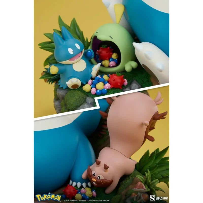 Sideshow Pokémon Diorama Ronflex 33 cm Verzamelstandbeeld