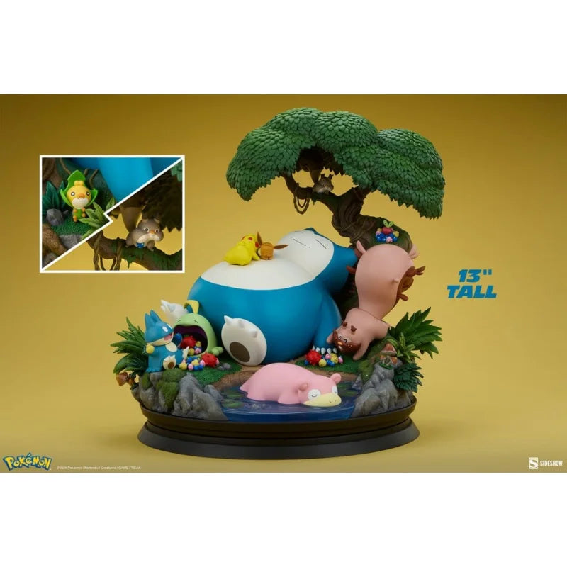 Sideshow Pokémon Diorama Ronflex 33 cm Verzamelstandbeeld