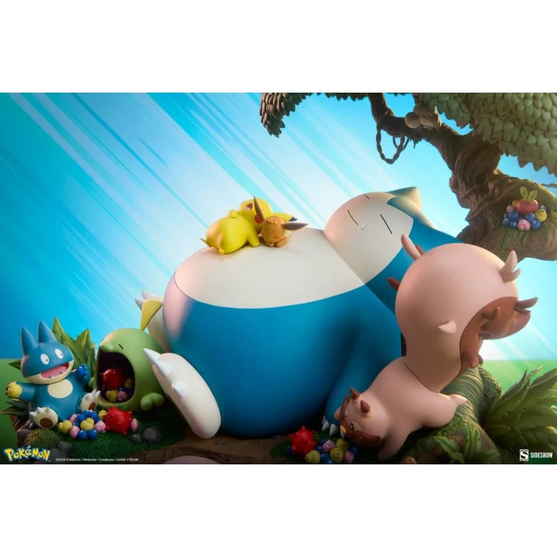 Sideshow Pokémon Diorama Ronflex 33 cm Verzamelstandbeeld
