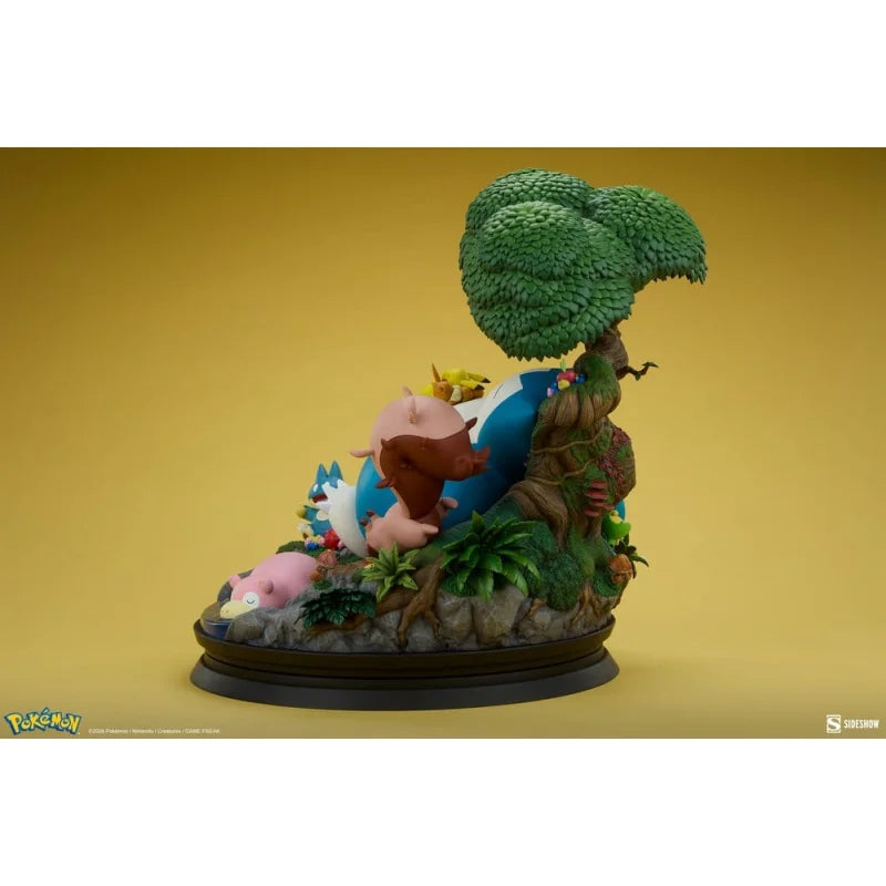 Sideshow Pokémon Diorama Ronflex 33 cm Verzamelstandbeeld