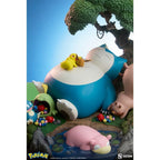 Sideshow Pokémon Diorama Ronflex 33 cm Verzamelstandbeeld