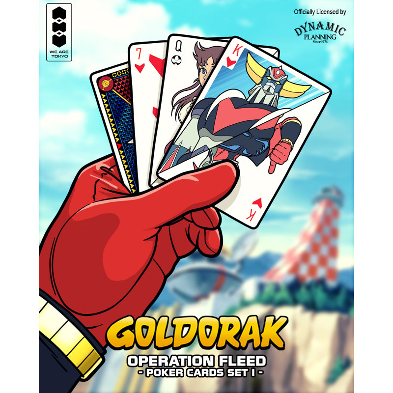 WE ARE TOKYO Goldorak Actarus Pokerspel 54 Kaarten