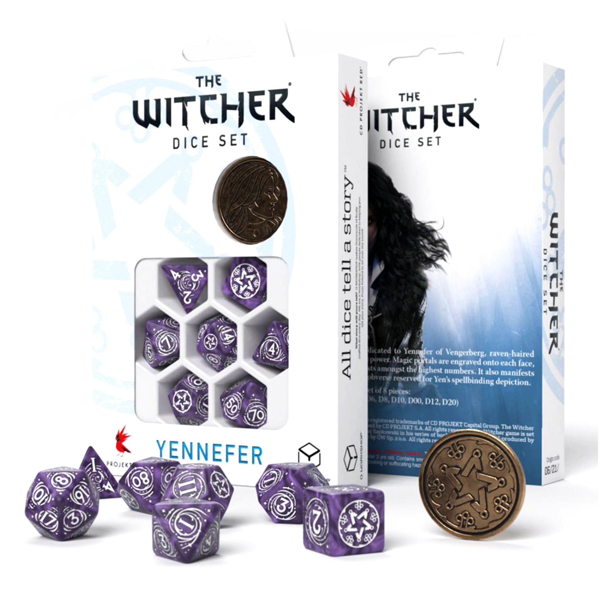 The Witcher Yennefer Dobbelset Lavendel-wit