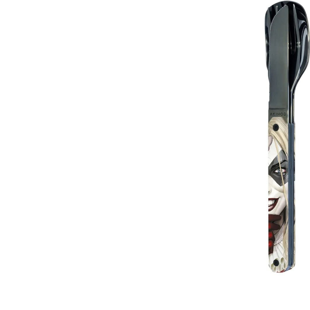 Magnetic cutlery set black mirror Harley Quinn - Fans Geek Store