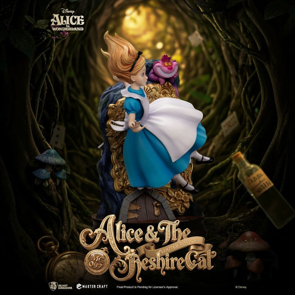 Alice in Wonderland Alice & Cheshire Cat Master Craft Statue 40 cm - Fans Geek Storeproduct_typeBeast Kingdom