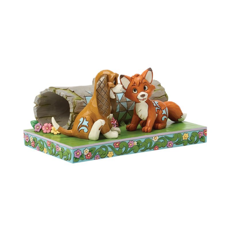An Unlikely Friendship (Fox & Hound) - Jim Shore Disney Traditions Beeldje - Fans Geek Storeproduct_typeJim Shore