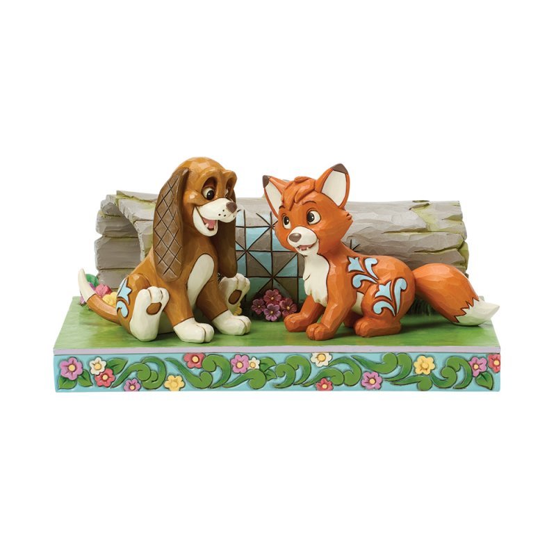 An Unlikely Friendship (Fox & Hound) - Jim Shore Disney Traditions Beeldje - Fans Geek Storeproduct_typeJim Shore