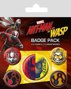 Marvel: Ant - Man and The Wasp Badge pack - Fans Geek Store