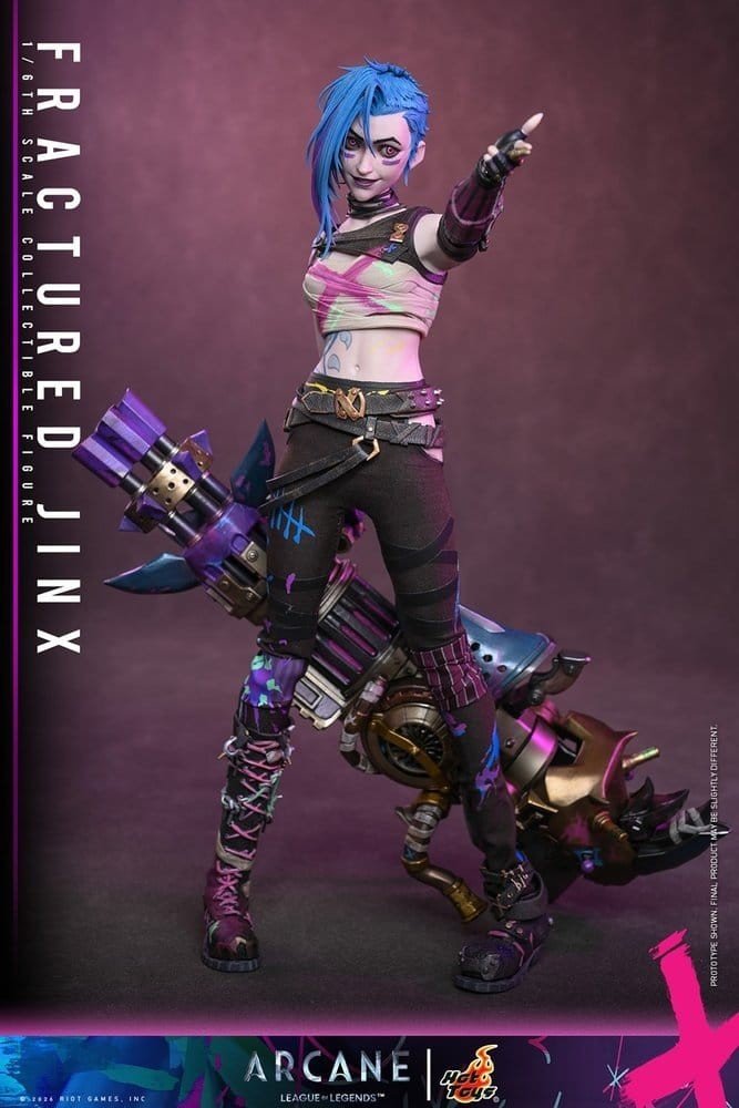 Arcane Actiefiguur 1/6 Fractured Jinx 28 cm - Fans Geek Storeproduct_typeHot Toys