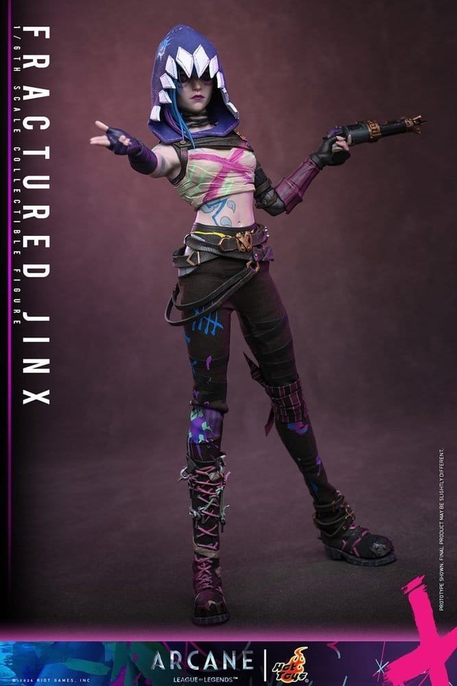 Arcane Actiefiguur 1/6 Fractured Jinx 28 cm - Fans Geek Storeproduct_typeHot Toys