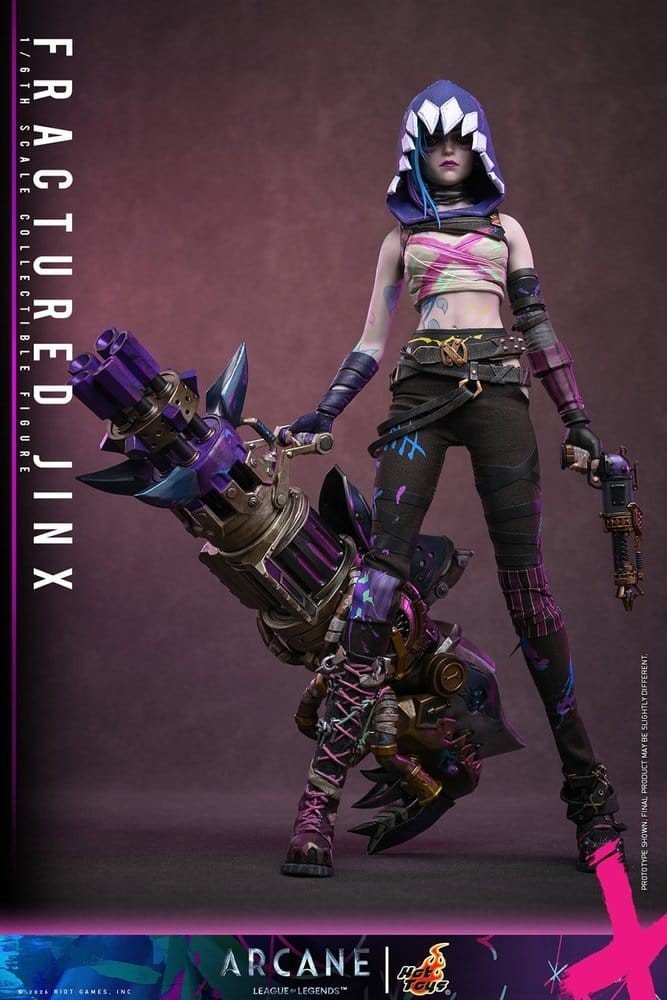 Arcane Actiefiguur 1/6 Fractured Jinx 28 cm - Fans Geek Storeproduct_typeHot Toys