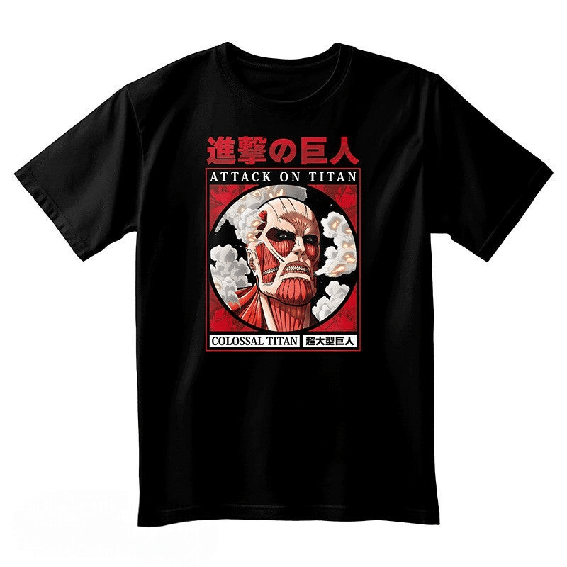 Attack on Titan Colossal Titan zwart unisex T-shirt - Fans Geek Storeproduct_type#ABYstyle