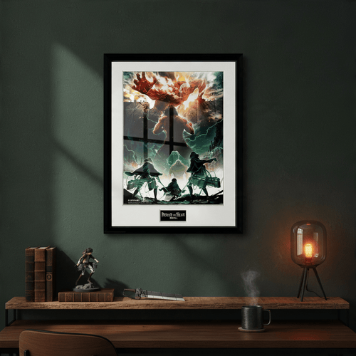 Attack on Titan ingelijste poster – Key Art - Fans Geek Storeproduct_type#GB Eye