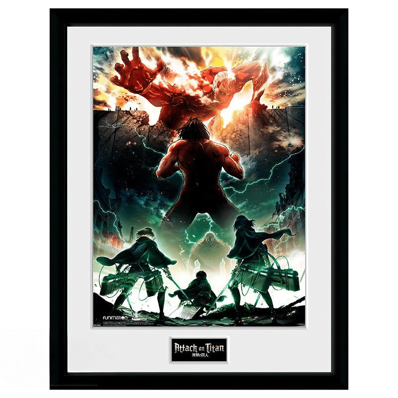 Attack on Titan ingelijste poster – Key Art - Fans Geek Storeproduct_type#GB Eye