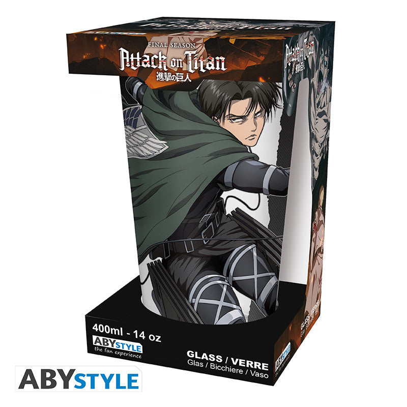 Attack on Titan Glas Levi S4 ABYstyle 400ml