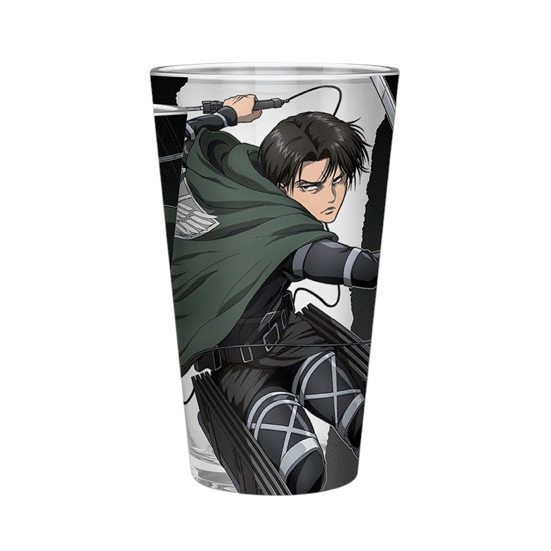 Attack on Titan Levi seizoen 4 - drinkglas – 400 ml - Fans Geek Storeproduct_type#ABYstyle