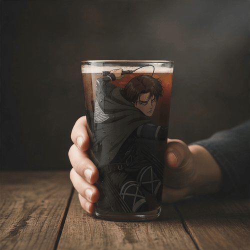 Attack on Titan Levi seizoen 4 - drinkglas – 400 ml - Fans Geek Storeproduct_type#ABYstyle