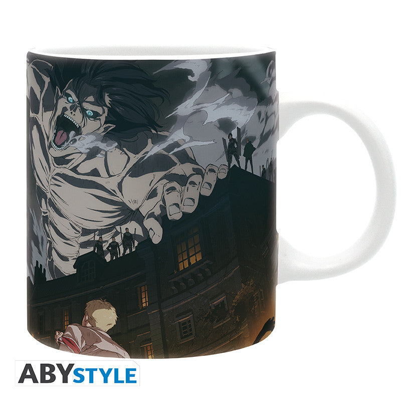 Attack on Titan Mok S4 Key Art ABYstyle 320ml