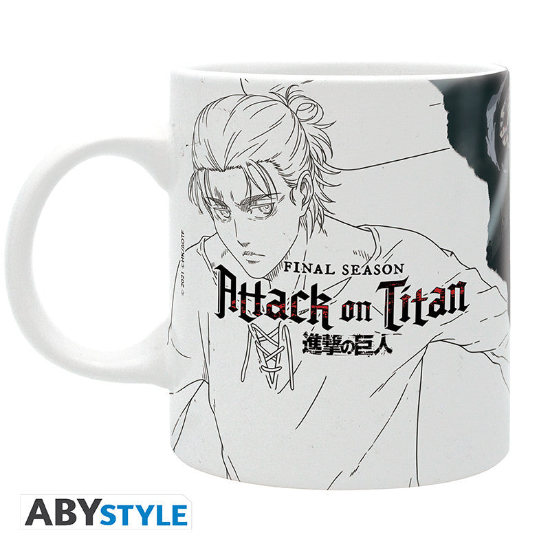Attack on Titan Mok S4 Key Art ABYstyle 320ml