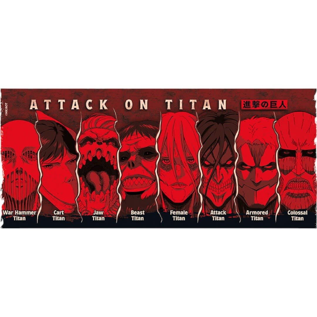 ATTACK ON TITAN - Mug - 460 ml - All Titans - subli - Fans Geek Store