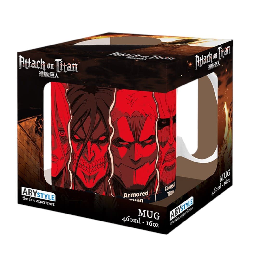 ATTACK ON TITAN - Mug - 460 ml - All Titans - subli - Fans Geek Store