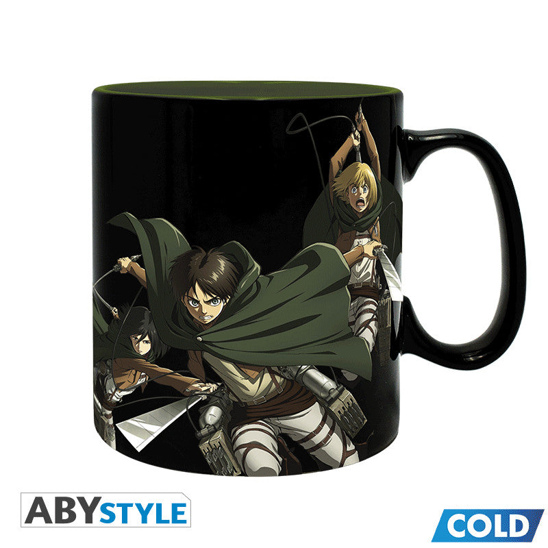 Attack on Titan Warmte Veranderende Mok TitanS3 ABYstyle 460ml
