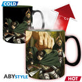 Attack on Titan Warmte Veranderende Mok TitanS3 ABYstyle 460ml