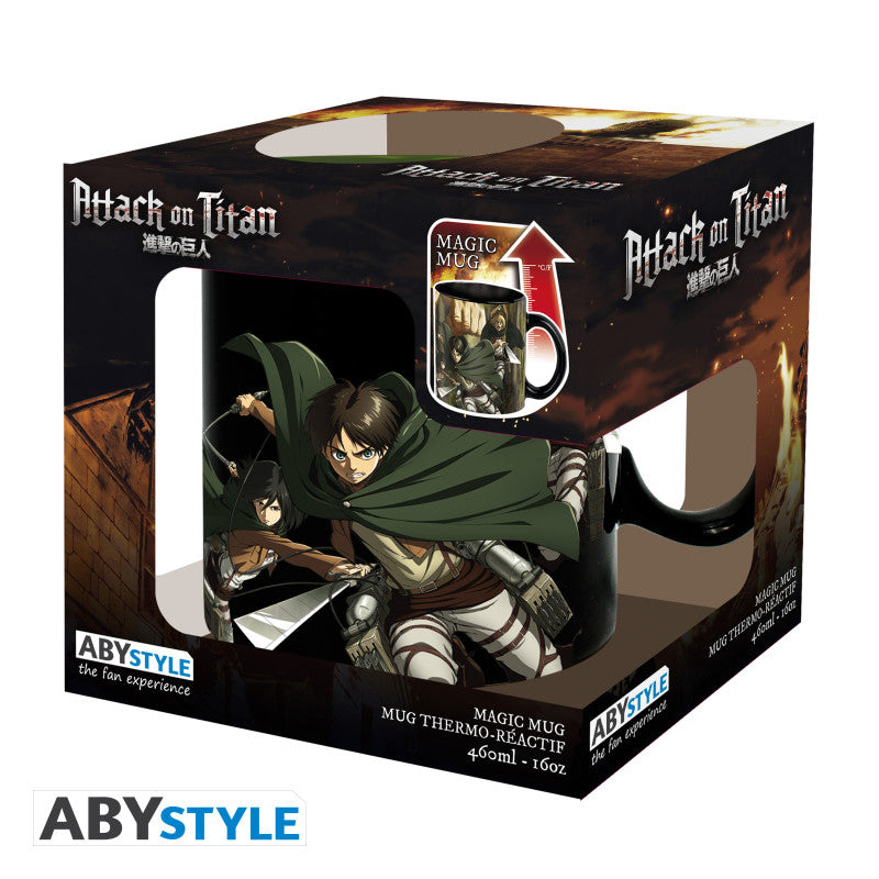 Attack on Titan Warmte Veranderende Mok TitanS3 ABYstyle 460ml