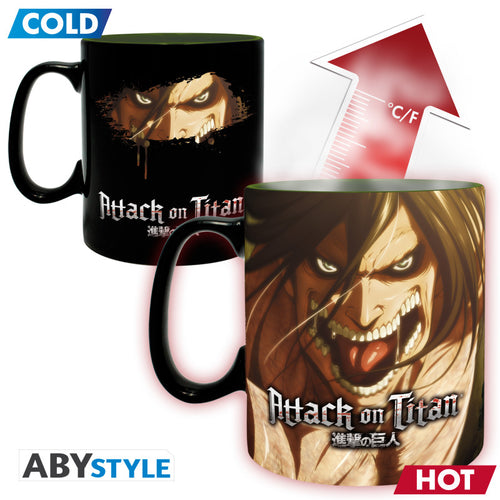 Attack on Titan Warmte Veranderende Mok TitanS3 ABYstyle 460ml