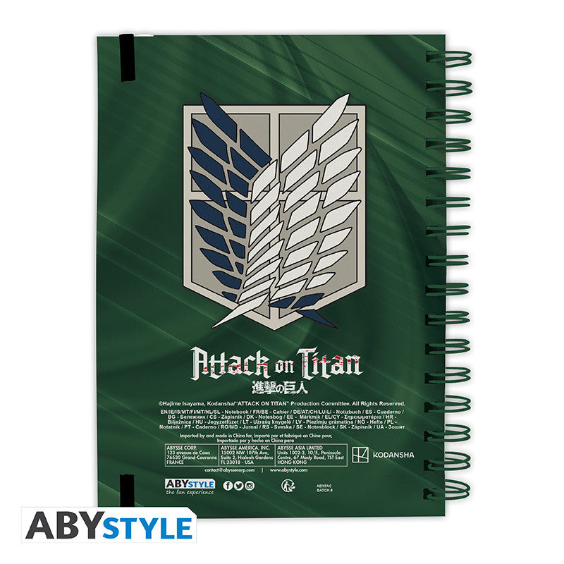 Attack on Titan Notitieboek Levi ABYstyle A5