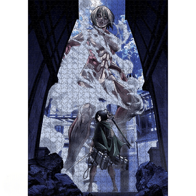 Attack on Titan puzzel Mikasa vs Female Titan – 1000 stukjes - Fans Geek Storeproduct_type#ABYstyle