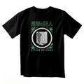 Attack on Titan Scout Legion zwart unisex T-shirt - Fans Geek Storeproduct_type#ABYstyle
