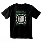 Attack on Titan Scout Legion zwart unisex T-shirt - Fans Geek Storeproduct_type#ABYstyle