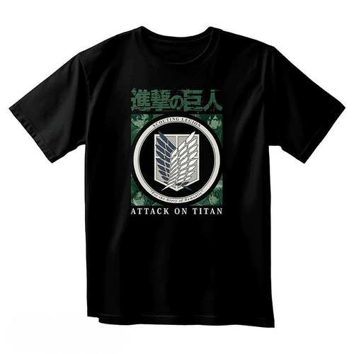 Attack on Titan Scout Legion zwart unisex T-shirt - Fans Geek Storeproduct_type#ABYstyle