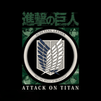 Attack on Titan Scout Legion zwart unisex T-shirt - Fans Geek Storeproduct_type#ABYstyle